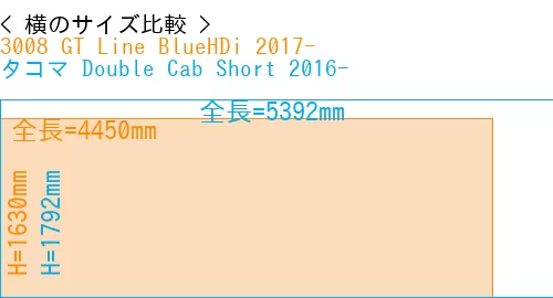 #3008 GT Line BlueHDi 2017- + タコマ Double Cab Short 2016-